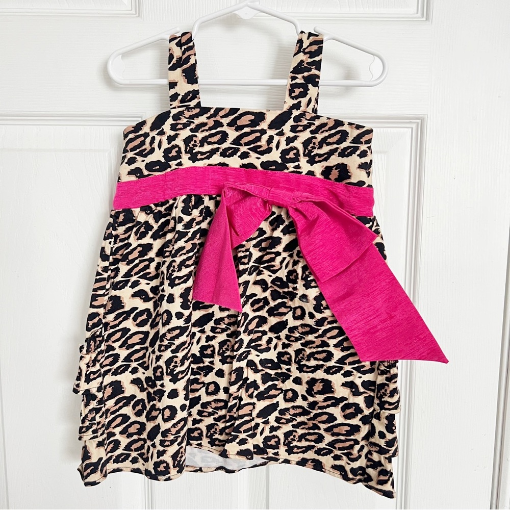 Vintage Couture | Leopard Print Tunic Dress